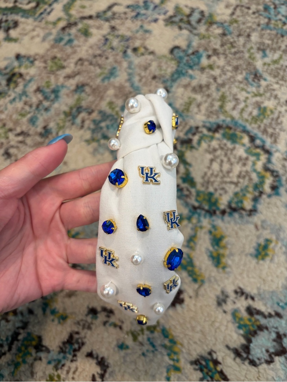 Brianna Cannon University of Kentucky Jeweled Headband 💙🤍